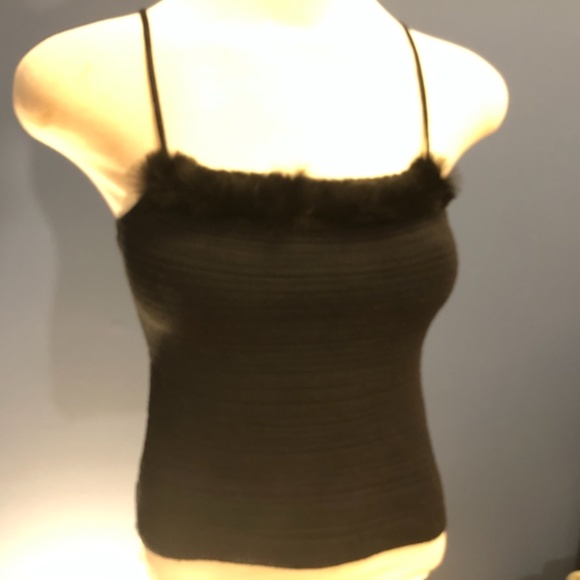 Bebe camisole with faux fur - Picture 2 of 5